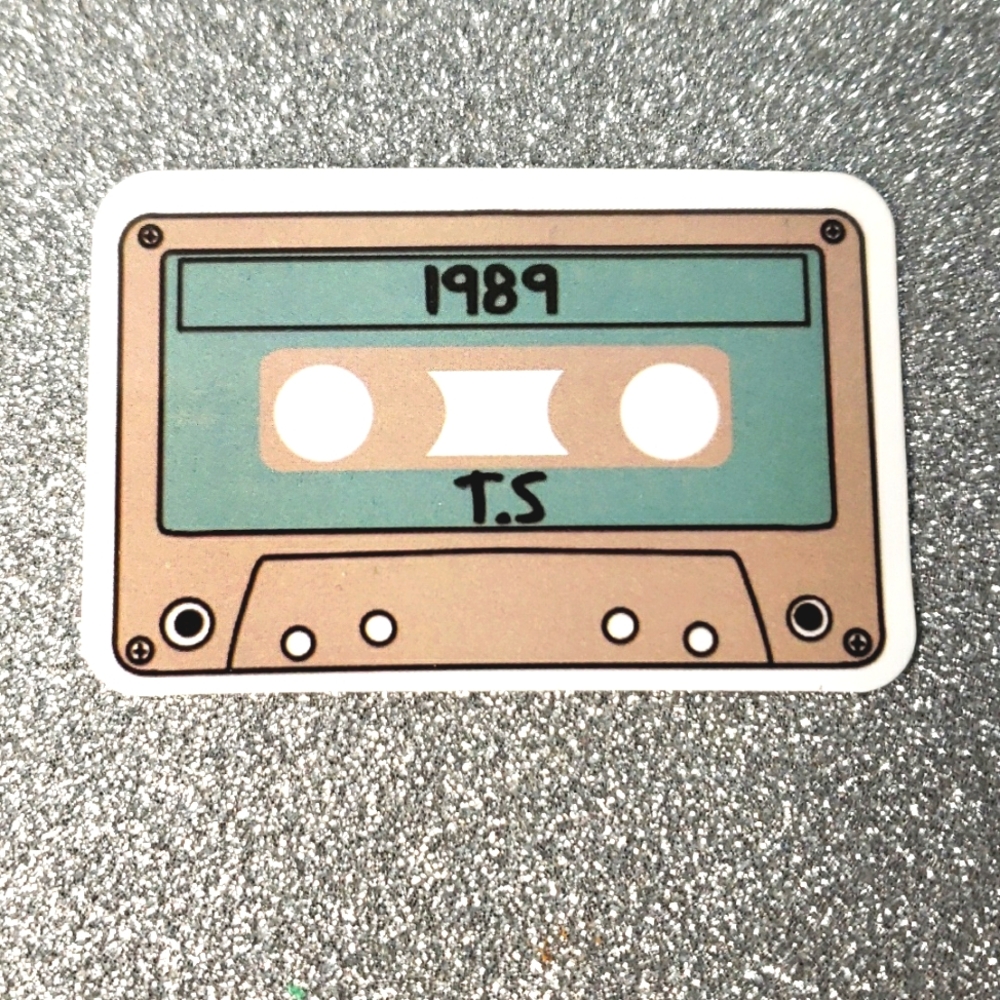 10/$10 Taylor Swift Waterproof Sticker Cassette Tape